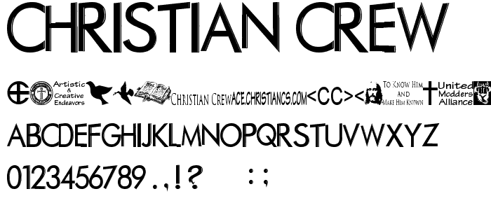 Christian Crew font
